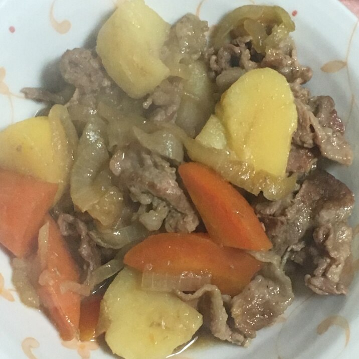 豚こま じゃがいも にんじん 玉ねぎの肉じゃが レシピ 作り方 By Faiten8 楽天レシピ 豚こま じゃがいも にんじん 玉ねぎの肉じゃが レシピ 作り方 By Faiten8 楽天レシピ